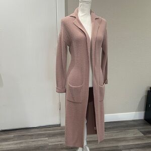 Express duster cardigan  in Dusty Rose